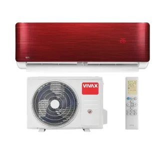 Aer conditionat Vivax Inverter R32 R-Design 12000 BTU Rosu