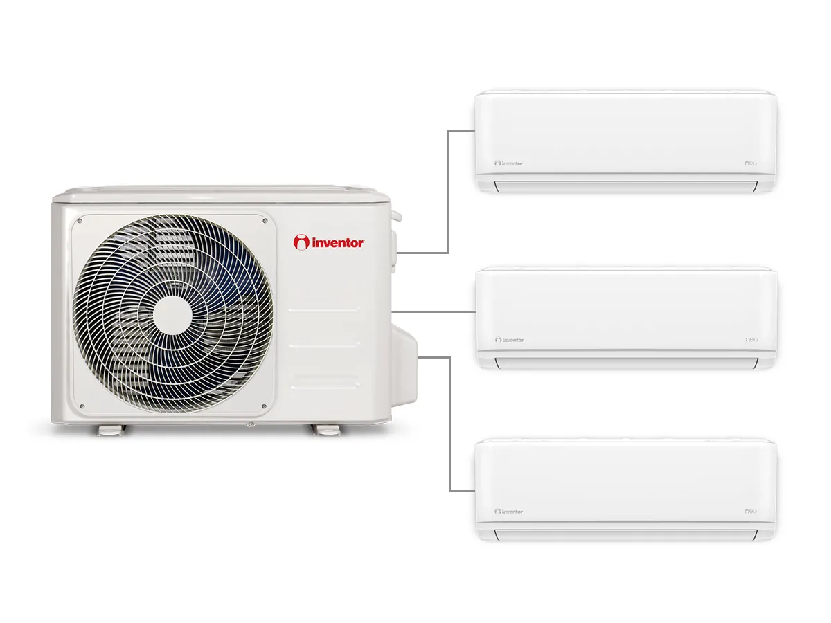 Внешний блок INVENTOR 27000 BTU U5MRSL(3)-27 R32 3 подключ.
