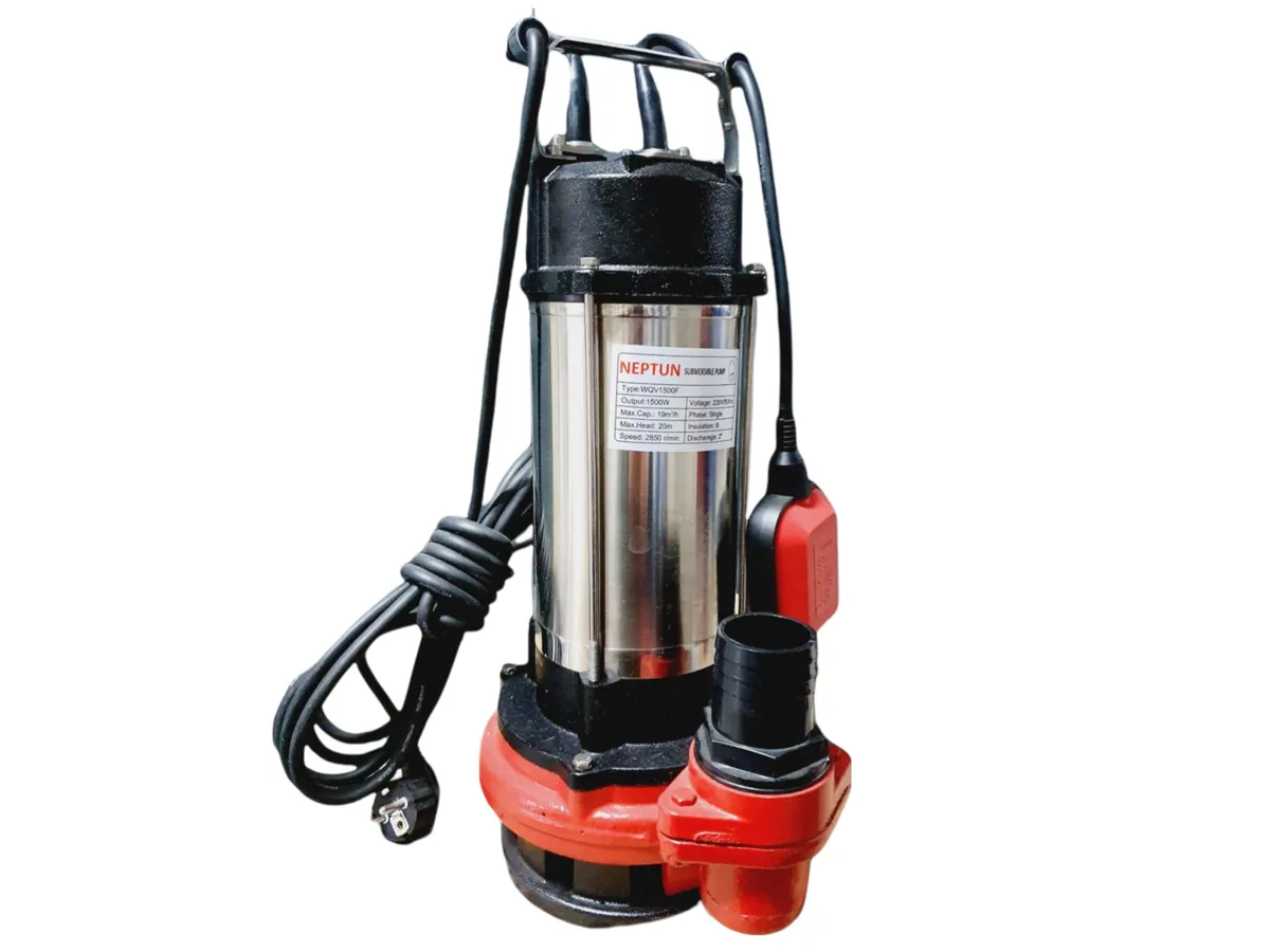 Pompa de drenaj Neptun WQV1500F-L cu tocator si cutite