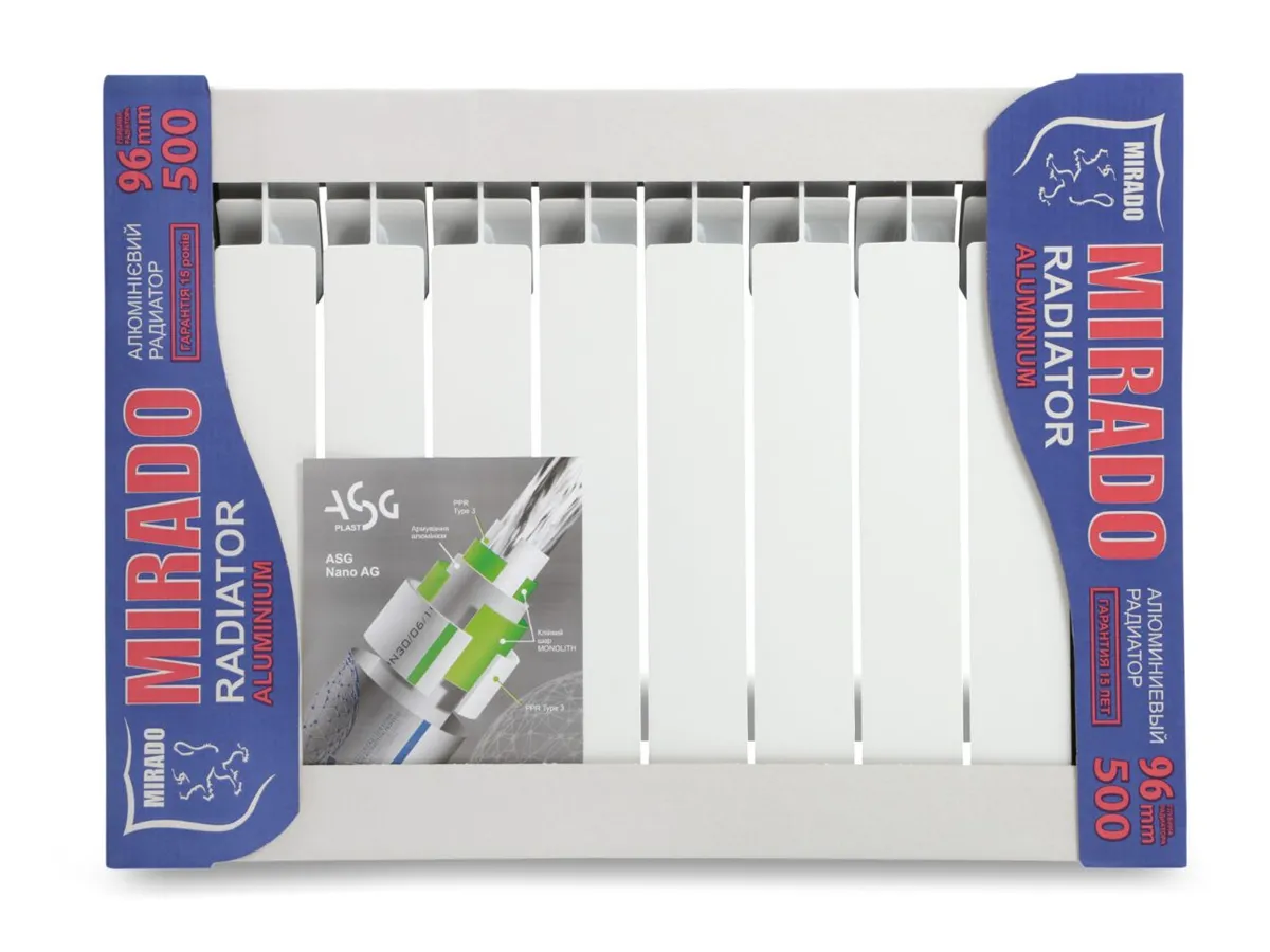 Алюминиевый радиатор Mirado H500-96