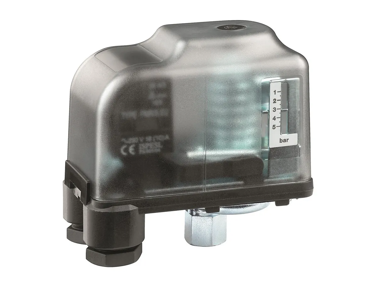 Пресcостат iTALTECNICA PM5-G (1.4-2.8 Бар, 1-4) ПРОЗРАЧНЫЙ