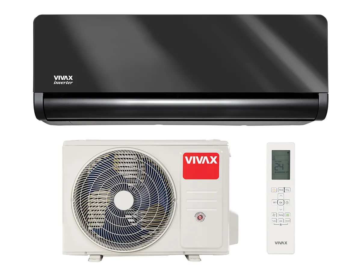 Aer conditionat Vivax Inverter R32 H-Design 12000 BTU Negru