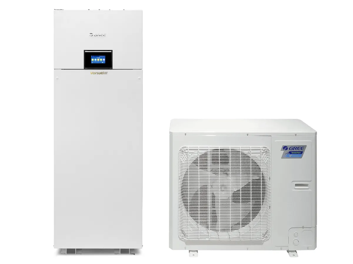 Pompă de căldură sistem split aer-apă Gree VERSATI III ALL IN ONE GRS-CQ6.0Pd/NhH-E (Putere 6 kw) + boiler de 200 litri