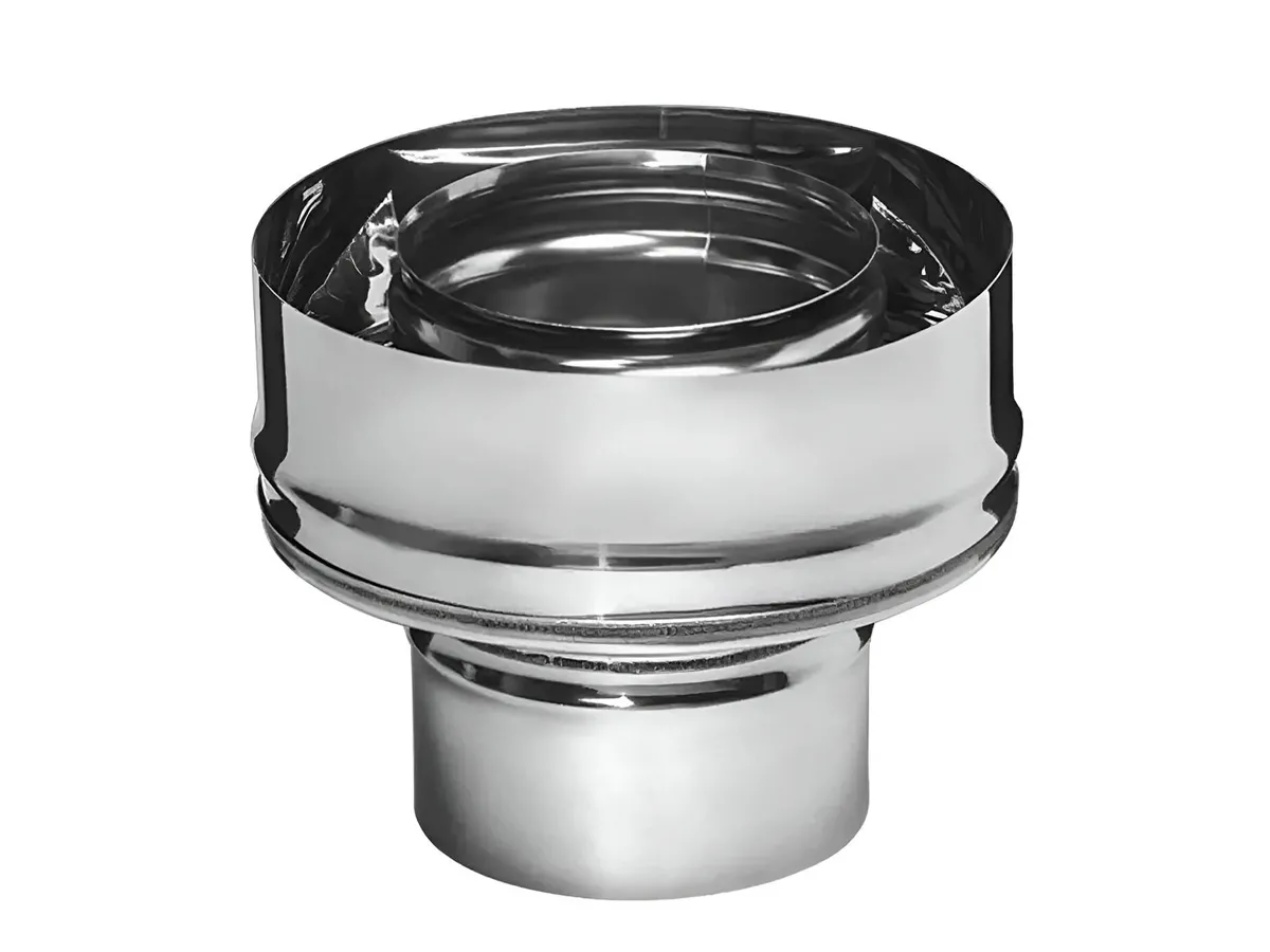 Переход с одностенного дымохода на сэндвич FERRUM d.150-210 мм (inox 430/0,5 мм)