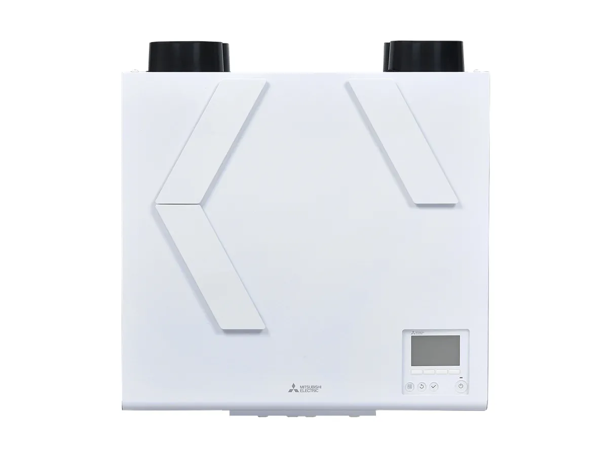 Recuperator de aer cu sistem de ventilație de perete Mitsubishi Electric VL-350CZPVU2-L-EG (debit de aer 350 m³/h)