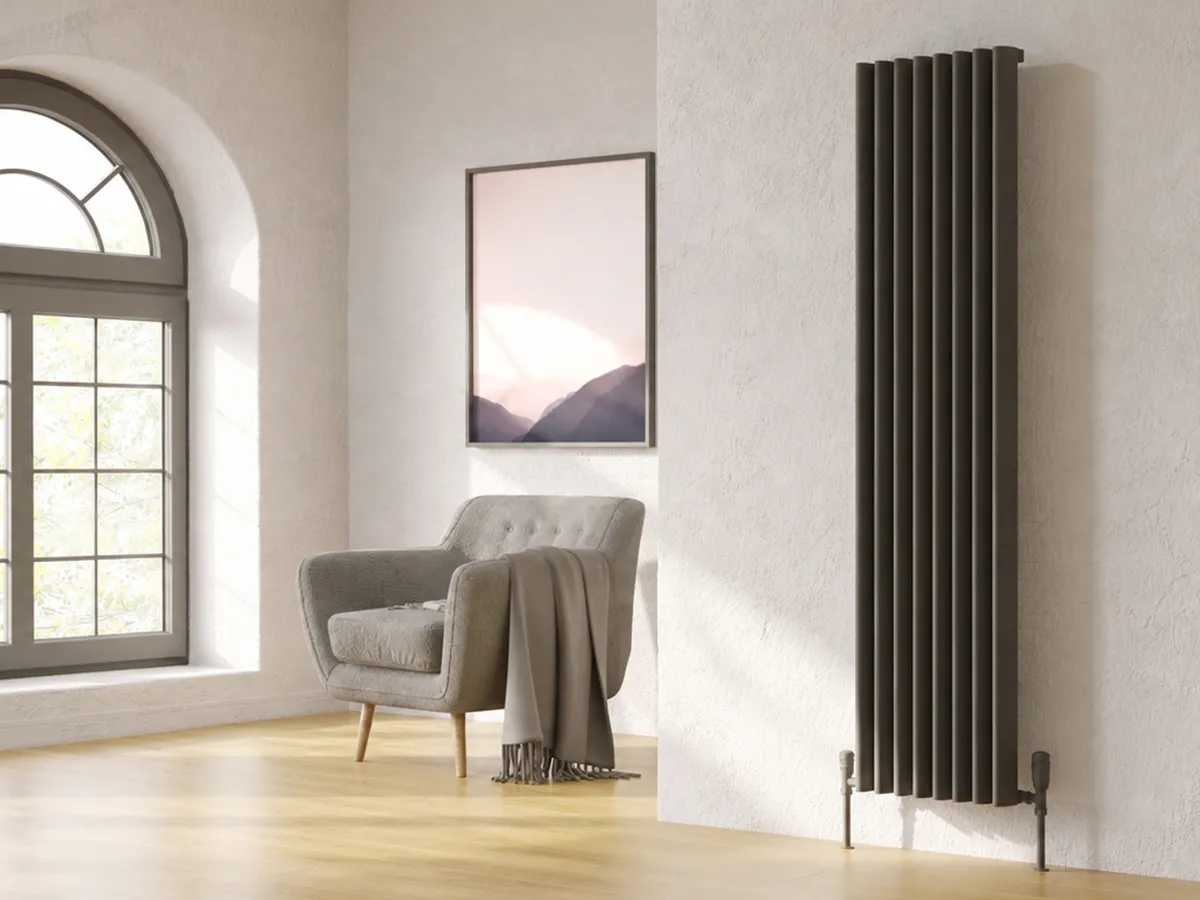 Calorifer decorativ LOJIMAX colecția ALBITE 1400x490 mm, Antracit