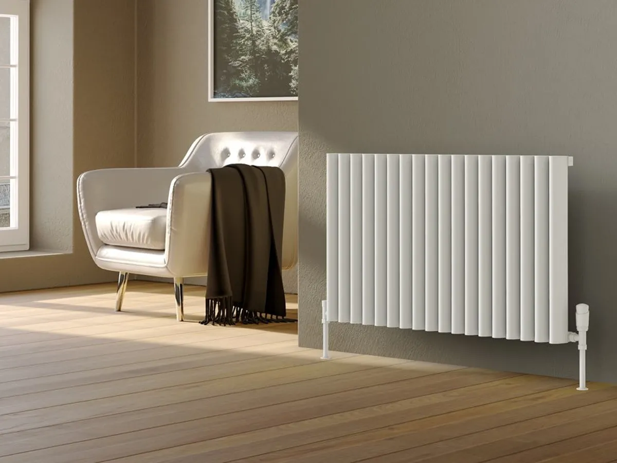 Calorifer decorativ LOJIMAX colecția ALBITE 500x1095 mm, Alb