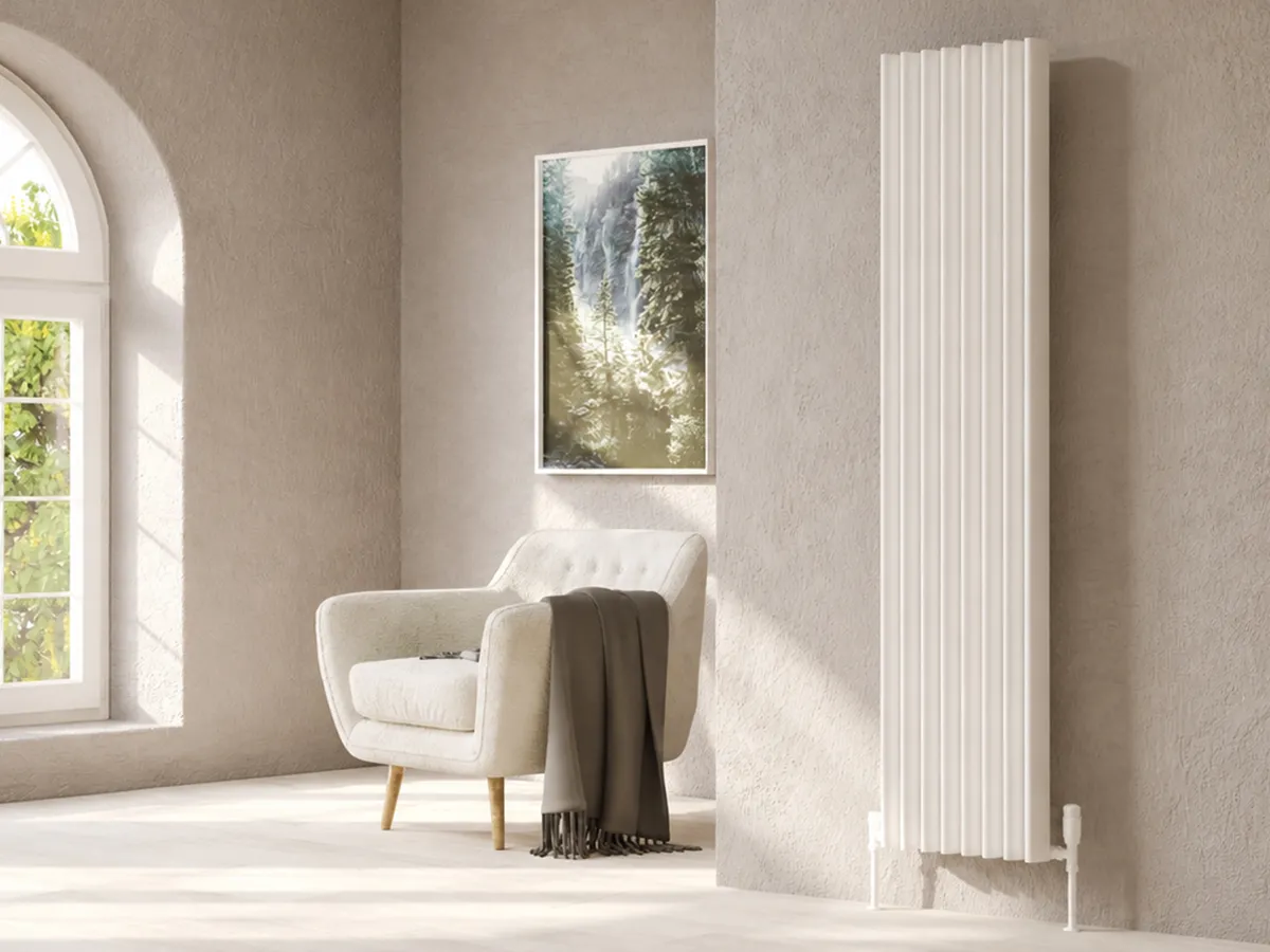 Calorifer decorativ LOJIMAX colecția ALBITE 800x655 mm, Alb