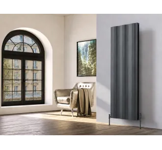Calorifer decorativ LOJIMAX colecția AMAZONITE DOUBLE 1600x620 mm, Antracit