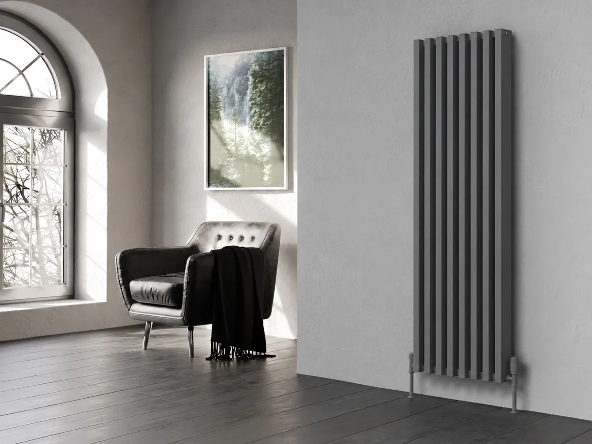 Calorifer decorativ LOJIMAX colecția AMETIST 1400x380 mm, Antracit