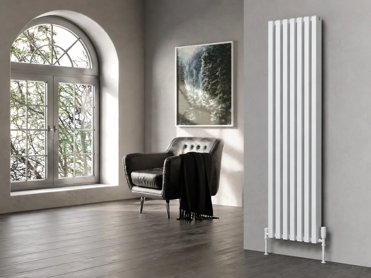 Calorifer decorativ LOJIMAX colecția AMETIST 1600x380 mm, Alb