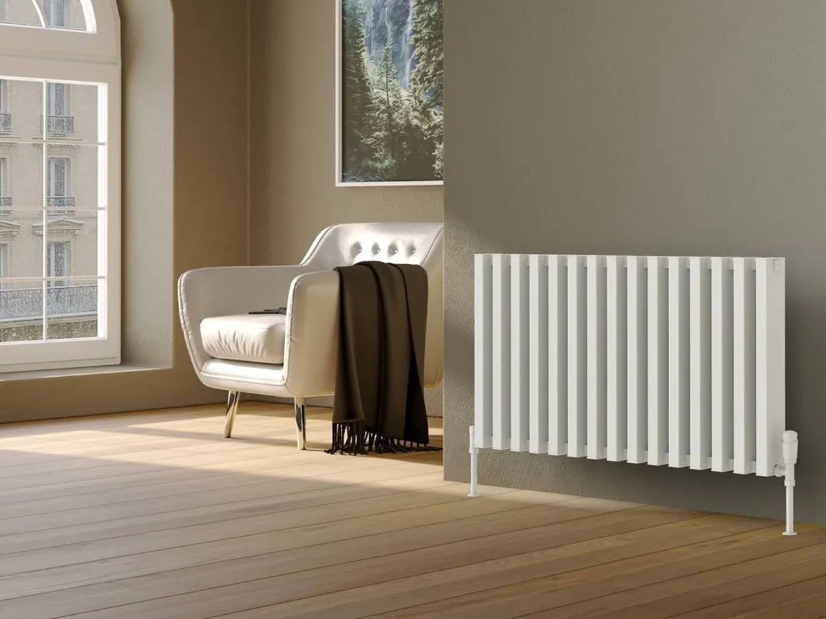 Calorifer decorativ LOJIMAX colecția AMETIST 300x1208 mm, Alb