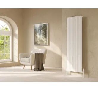 Calorifer decorativ LOJIMAX colecția BAMBOO 1400x479 mm, Alb
