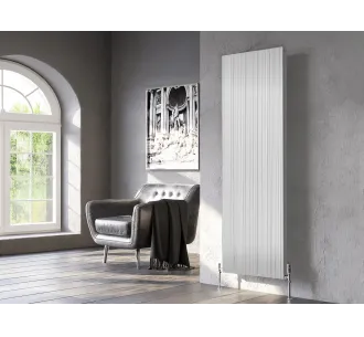 Calorifer decorativ LOJIMAX colecția BAMBOO DOUBLE 1800x359 mm, Inox Matt Anodising