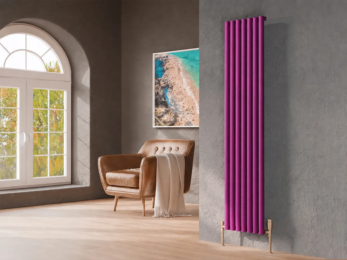 Calorifer decorativ LOJIMAX colecția BELLA 1800x404 mm, RAL 4006