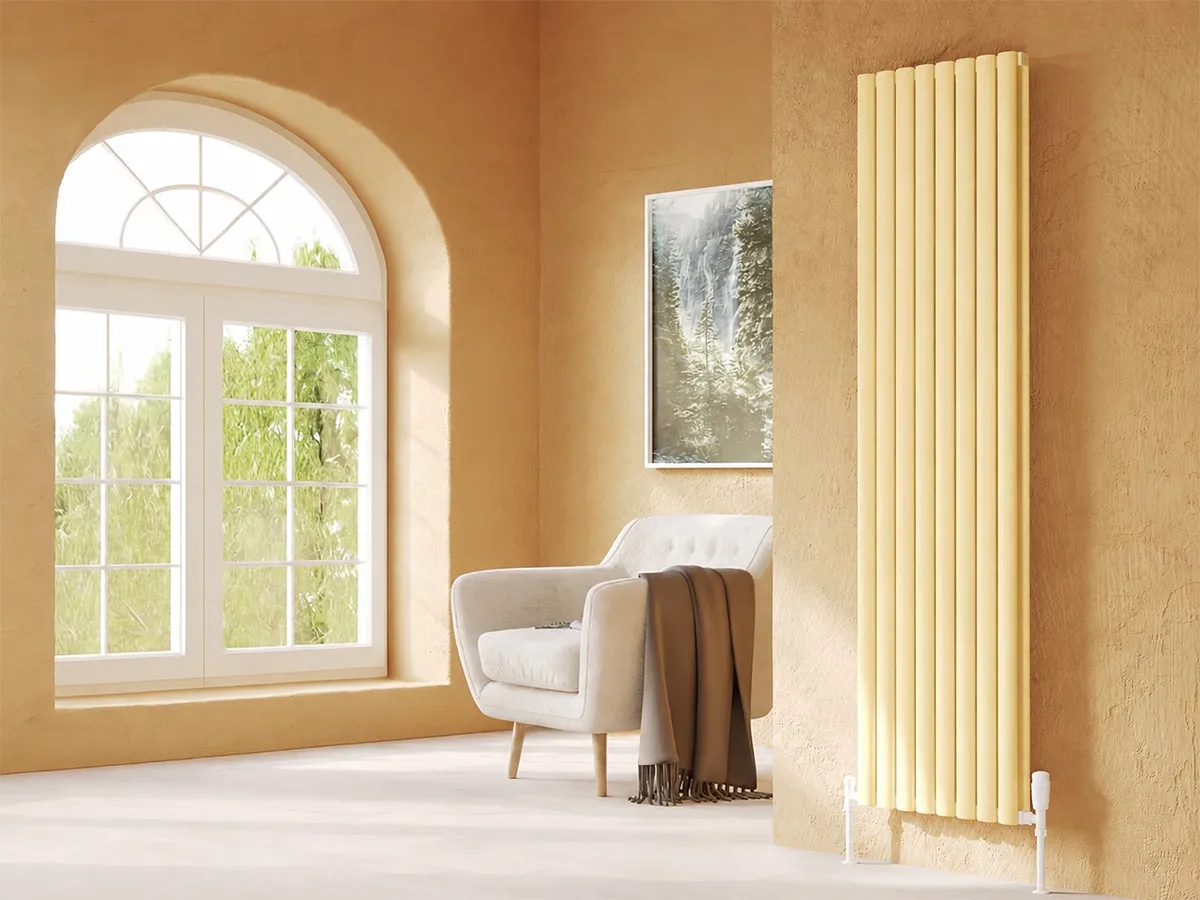 Calorifer decorativ LOJIMAX colecția BELLA DOUBLE 2000x404 mm, Lemon
