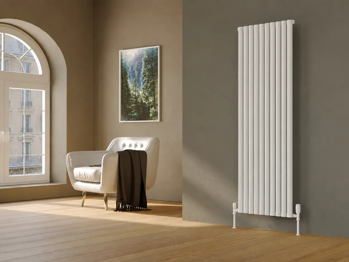 Calorifer decorativ LOJIMAX colecția CITRINE 1400x380 mm, Alb