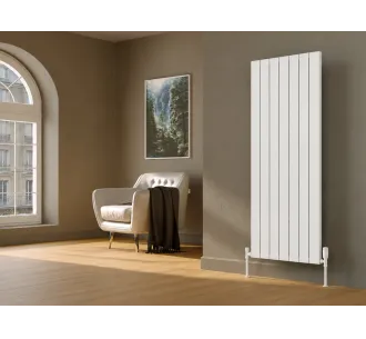 Calorifer decorativ LOJIMAX colecția FLAT 1400x394 mm, Alb