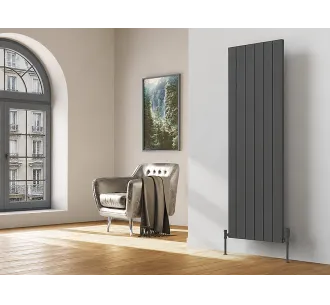 Calorifer decorativ LOJIMAX colecția FLAT 1600x394 mm, Antracit