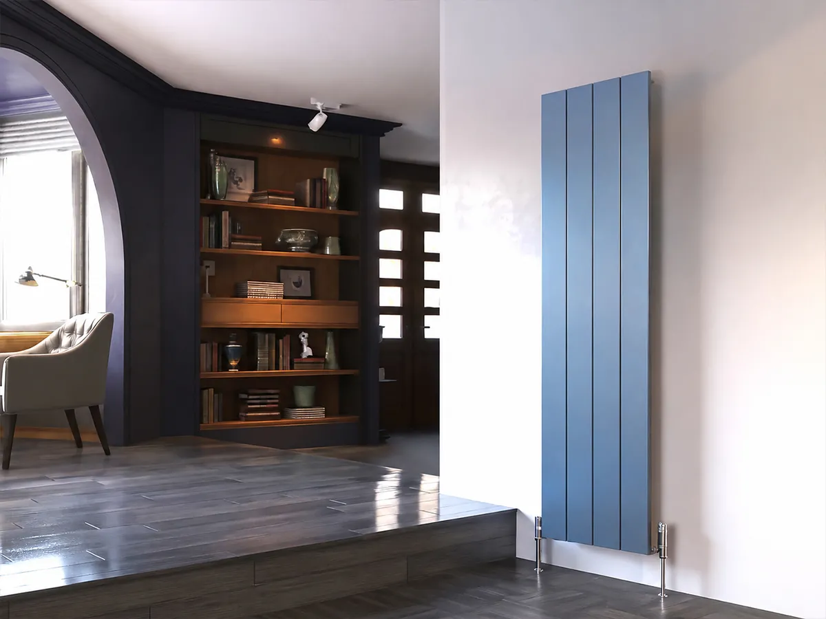 Calorifer decorativ LOJIMAX colecția KALSEDON 1600x470 mm, BLUE SATIN