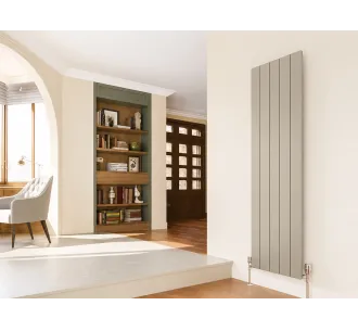 Calorifer decorativ LOJIMAX colecția KALSEDON 1800x375 mm, INOX SATIN