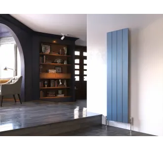 Calorifer decorativ LOJIMAX colecția KALSEDON 1800x470 mm, BLUE SATIN