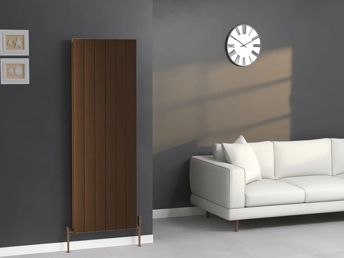 Calorifer decorativ  LOJIMAX colecția KALSEDON DOUBLE 1800x375 mm, BRONZE SATIN