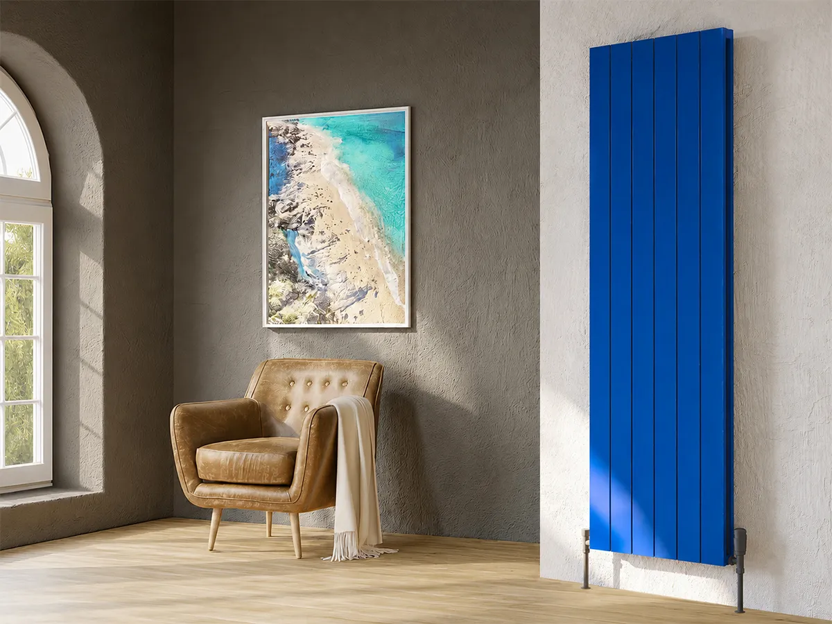 Calorifer decorativ  LOJIMAX colecția KALSEDON DOUBLE 1800x470 mm, RAL 5005
