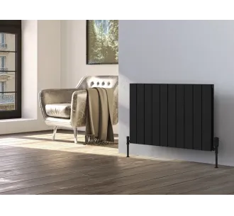 Calorifer decorativ  LOJIMAX colecția KALSEDON DOUBLE 500x1040 mm, Negru