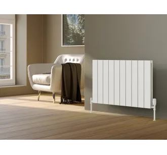 Calorifer decorativ  LOJIMAX colecția KALSEDON DOUBLE 500x1515 mm, Alb