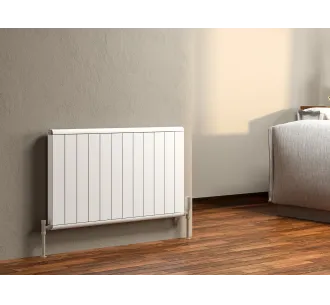 Дизайнерский радиатор LOJIMAX коллекция LOVA LINE 600x967 мм, Белый 