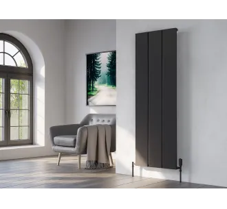 Calorifer decorativ LOJIMAX colecția NISH 1600x404 mm, Negru