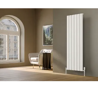 Calorifer decorativ LOJIMAX colecția OTIS 1600x516 mm, Alb