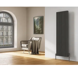 Calorifer decorativ LOJIMAX colecția RETRO PLUS 1600x316 mm, Antracit