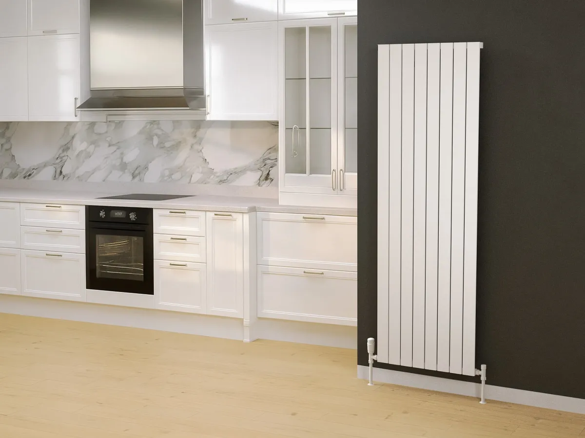 Calorifer decorativ LOJIMAX colecția ROYAL 1400x440 mm, Alb