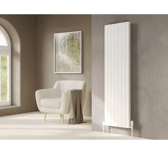 Calorifer decorativ LOJIMAX colecția ROYAL DOUBLE 1400x366 mm, Alb