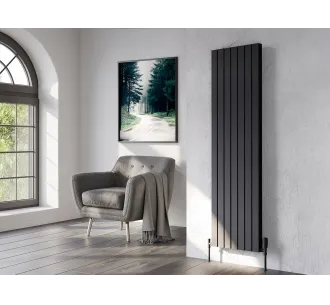 Calorifer decorativ LOJIMAX colecția ROYAL DOUBLE 1600x440 mm, Negru