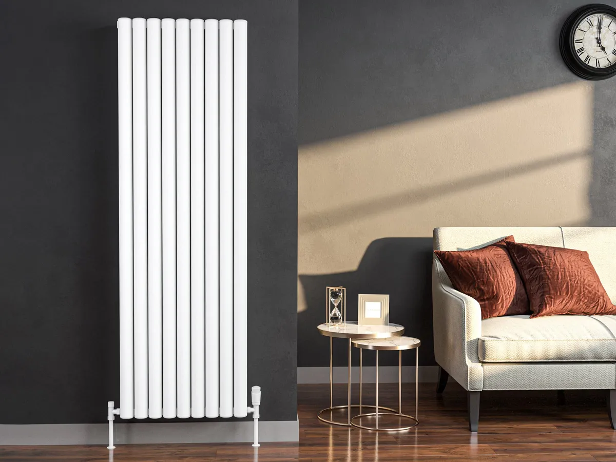 Calorifer decorativ LOJIMAX colecția VOLE 1600x380 mm, Alb