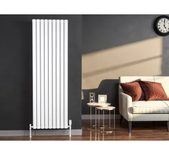 Calorifer decorativ LOJIMAX colecția VOLE 1600x380 mm, Alb