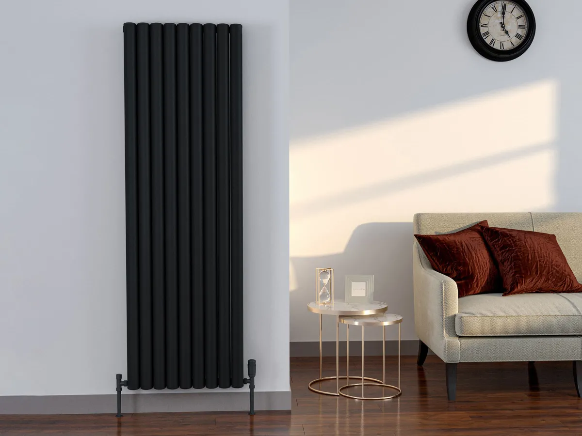 Calorifer decorativ LOJIMAX colecția VOLE 1800x380 mm, Negru