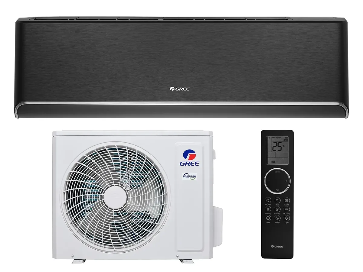 Кондиционер Gree AIRY BLACK Inverter R32 GWH09AVCXB-K6DNA1A/I 9000 BTU 