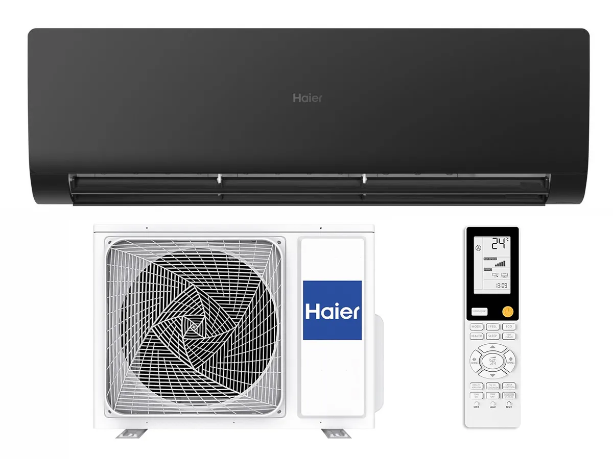 Кондиционер HAIER FLEXIS Plus DC Inverter Super Match AS25S2SF1FA-BH-1U25S2SM1FA (black matt)