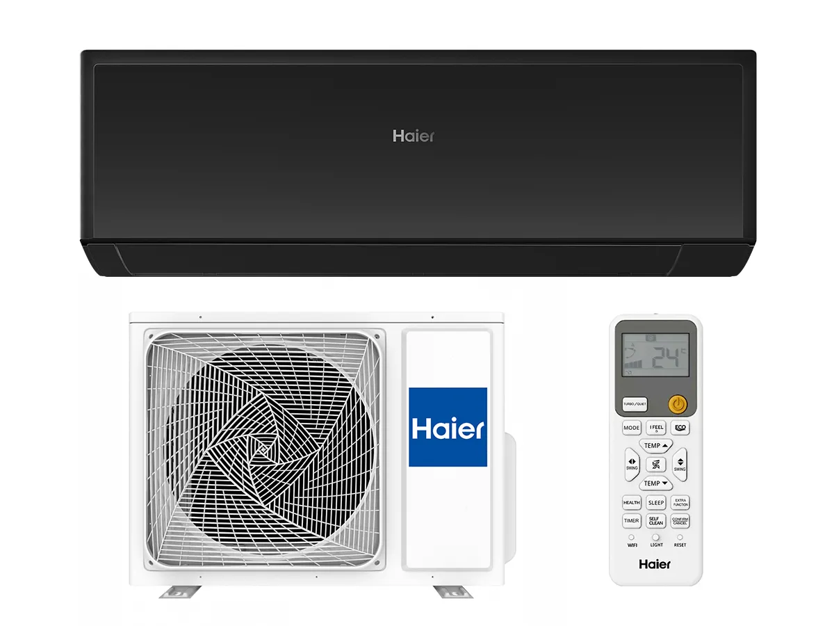Кондиционер HAIER REVIVE Plus DC Inverter R32 AS68RDAHRA-B 1U68MRAFRA-4 черный (Обогрев при - 20°C)