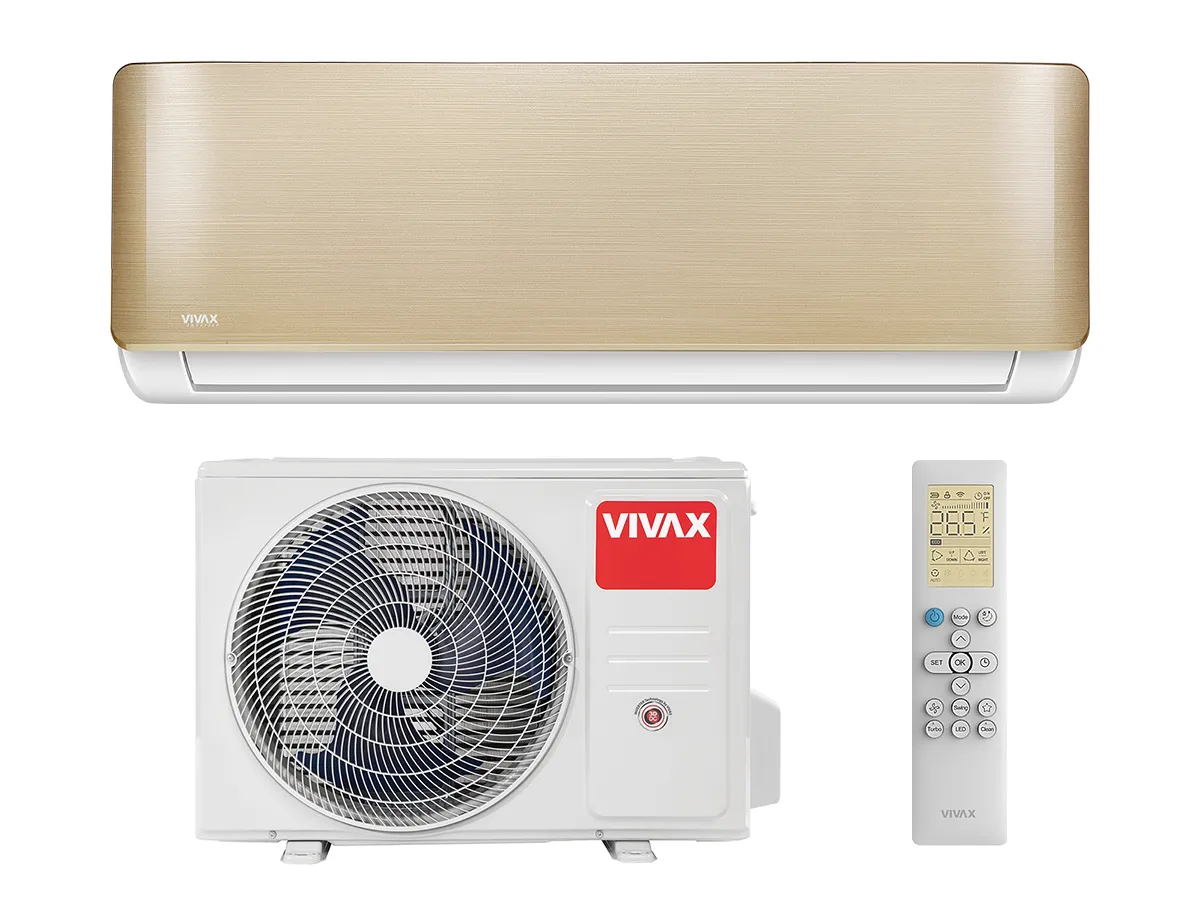 Aer conditionat Vivax Inverter R32 R-Design 12000 BTU Gold
