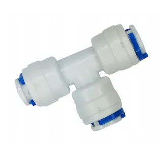 Piesă T de împingere 1/4"x1/4"x1/4" pentru sisteme de osmoză inversă