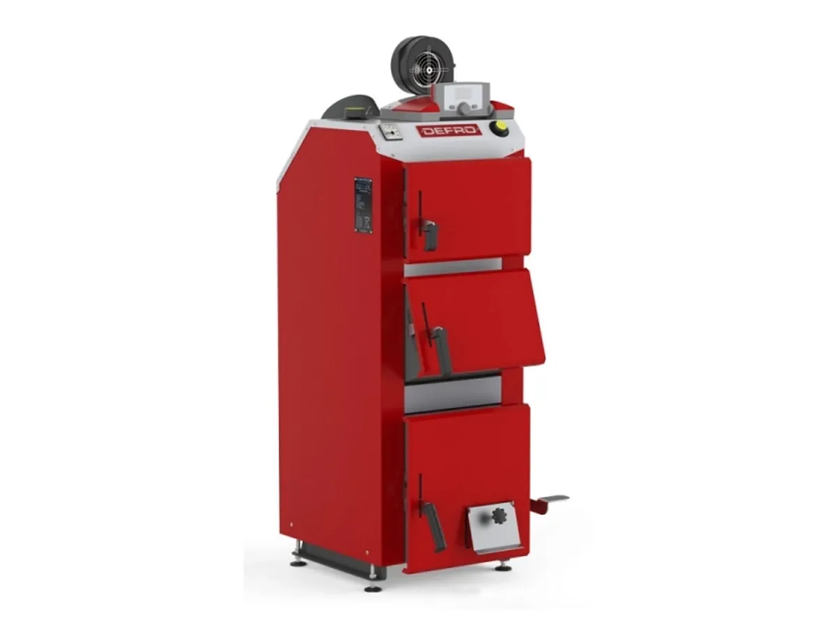 Cazan pe combustibil solid cu incarcare manuala DEFRO OPTIMA KOMFORT PLUS A 12 kW