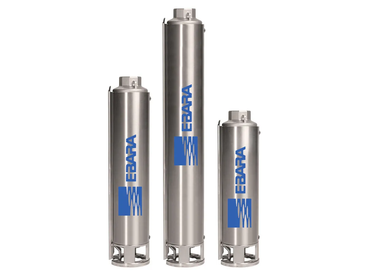 Глубинный насос Ebara 4WN2-7+двигатель 0,37 кВт