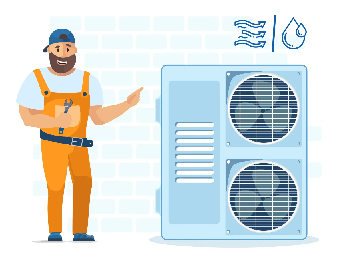 Instalarea pompelor de caldura (aer-apa) pana la 9 kW