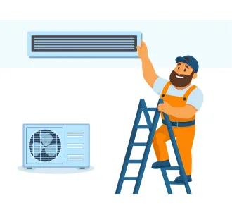 Instalarea standard conditionerelor de tip canal 30000 BTU (8,0 - 10,0 kW)