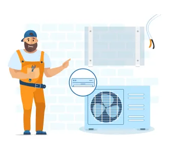 Demontarea unitatii exterioare 18000 BTU